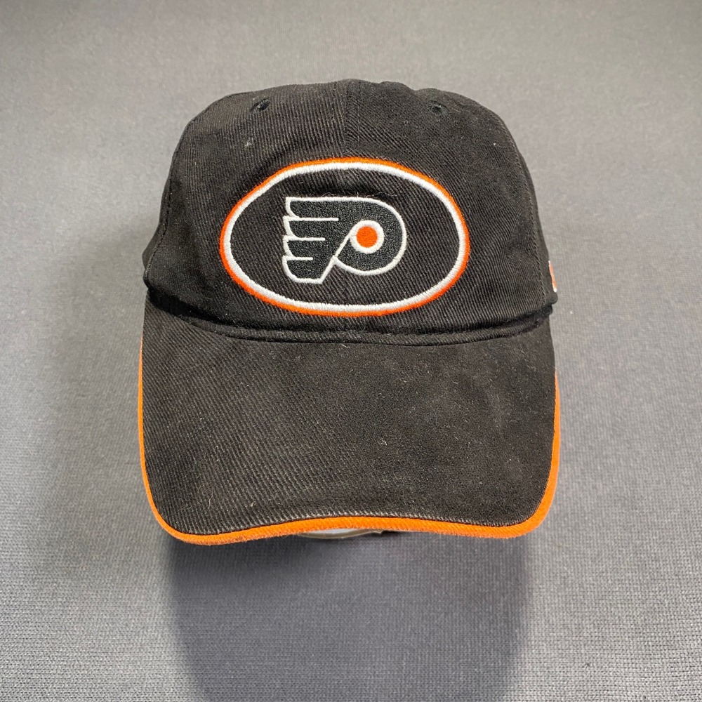 Vintage Philadelphia Flyers Hat‎ CCM Stripe NHL Hockey Cap Center Ice Strapback